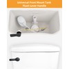 Hibbent 2 Pack Universal Front Mount Toilet Handle Tank Flush