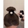 [VIISEN] Scrunchie Hair Elastic Stylish Hair Accessory Simple Cute Pearl