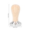 Coffee Tamper Detachable Food Grade Stainless Steel Flat Bottom Coffee