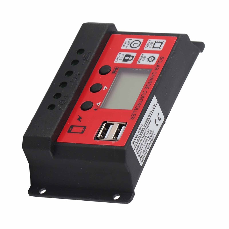 Solar Charge Controller Adjustable Solar Panel Battery Intelligent Regulator with