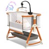 BLBBLBGDD 3 in 1 Bassinet,Baby Bassinets Bedside Sleeper with Musical