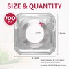 COZZIVITA Aluminum Gas Stove Burner Covers -Thicker Foil Square Burner