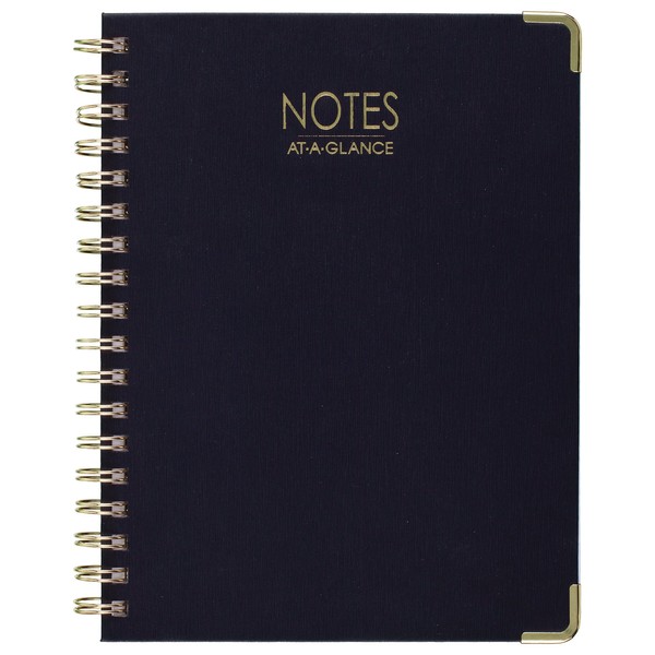 AT-A-GLANCE Notebook, 6-1/2" x 9-1/2", Ruled, 80 Sheets, Harmony Collection,