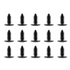 Plastic Fastener Clamp/Holder, 100PCS Door Trim Clamp/Holder Bumper Rivets Screws
