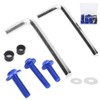 Akozon Motorcycle Windshield Fairing Bolt Gasket Wrench Kit Screws Motorcycle