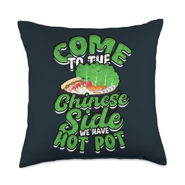 Hot Pot Chinese Hot Pot Lover I Love Hot Pot Throw Pillow