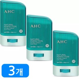 AHC 내추럴 퍼펙션 더블 쉴드 선스틱 민트 14g 3개 AHC Natural Perfection Double Shield Sunscreen Stick Mint 14g 3 Pack