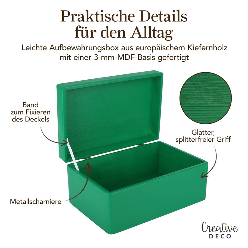 Creative deco Large Wooden Box