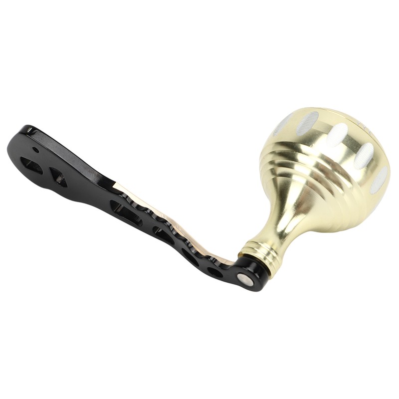 Fishing Reel Handle Aluminum Alloy Prevent Slip Ergonomic Replacement Baitcasting