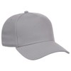 Lids Blank Hook Shot A-Frame Adjustable Snapback Hat, Light Grey
