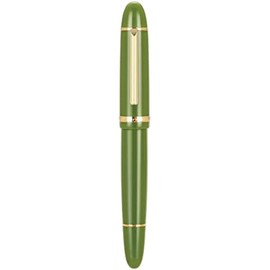 erofa Jinhao X159 X159 - Pluma estilográfica, punta fina, color verde aguacate con clip dorado, acrílico, gran tamaño, X15912-F