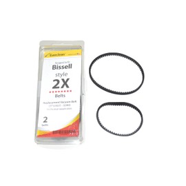 Everclean Vacuum Cleaner Replacement Belts for Bissell Pro Heat 2X, Left & Right 2 Pack