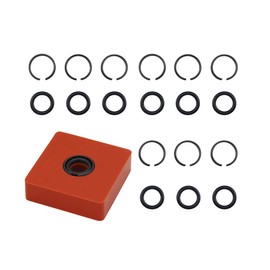 RURBRIN (10 Sets) 1/2" Impact Wrench Retaining Rings with O-Ring, Compatible with Electric/Pneumatic Wrench, Including Retainer Ring Anvil Install Tool