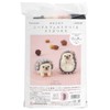 Hamanaka H441-549 Wool Felt Kit, Needle-Felt Animals, Hedgehog