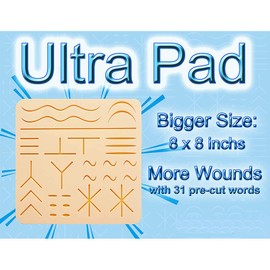 Upgraded Suture pad for Medical and Veterinary Students, Ideal Refill Suture Practice pad for Suture Kits, 3-Layer Durable pad with pre-Cut Wounds, not Easy to Tear, Tear or Break