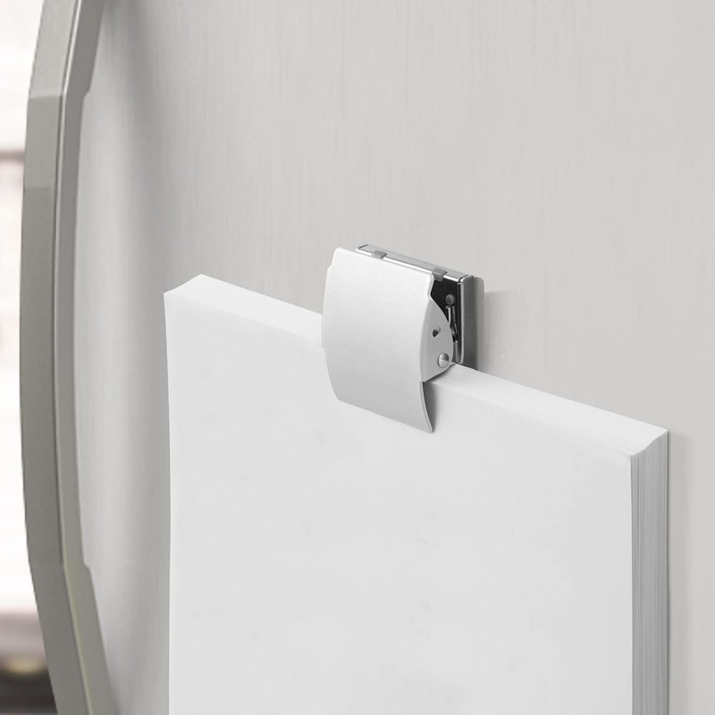 Plus Extra Strong Magnetic Clip Large White - 3 Pack