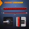 Nilight LED Trailer Light Kit Square Stop Turn Tail Light