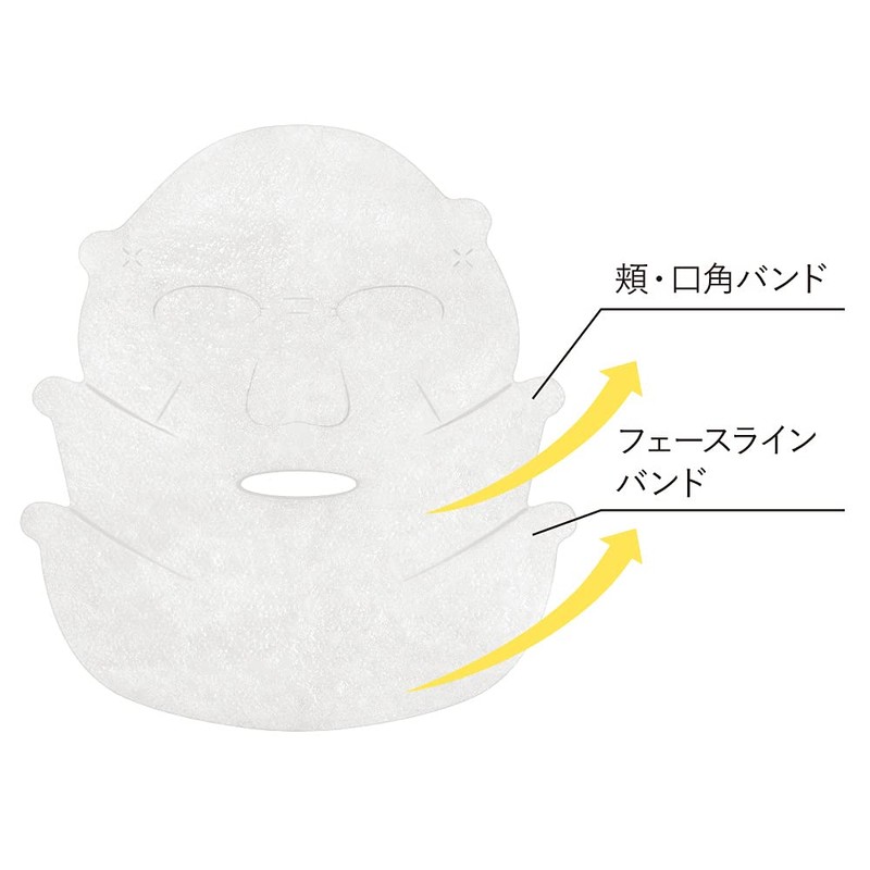 KANEBO Smile Performer Face Pack, Black, 4 Pieces