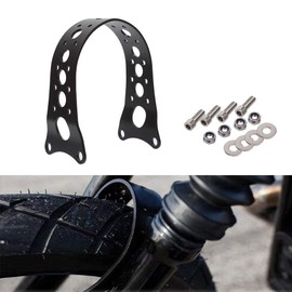 AQIMY MP-586-MB For Harley Front Fork Brace Bracket Steel Fits Sportster 883 1200 XL and More Models Matte Black