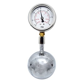 EISCO Jolly Bulb with Attached Manometer, Superior Metal - 3.15" Diameter Bulb - Explore Relationship Between Pressure and Temperature