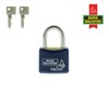 Burg-Wächter Brass Padlock with Plastic Sheath, 3.5 mm Shackle Thickness,