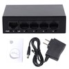 5 Port Ethernet Switch Professional High Speed 10 100Mbps Iron
