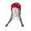 HandinHandCreations Willie Braided Long Wig with Red Bandana - Country