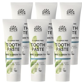 Ultekram Mint and Green Tea Toothpaste, 2.5 fl oz (75 ml), Set of 6