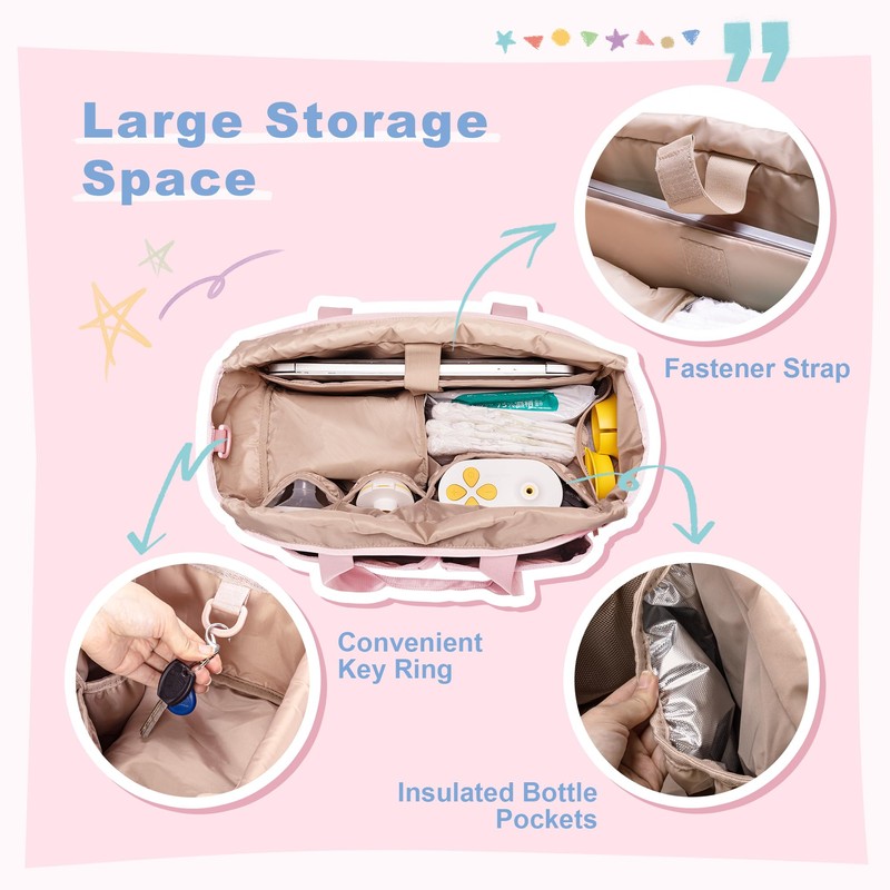 Fasrom Breast Pump Bag Compatible with Spectra S1 S2, Pumping
