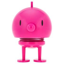Hoptimist Bumble Bobble Figure & Lucky Charm, Scandinavian Decorative Figures for Living Room, Desk, Office, Office Decoration & Funny Small Gifts, 7.4 x 8.5 x 10.5 cm, Medium, Pink