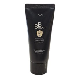 Eco Packaging GASI BB Cream # Black 1.8 oz (50 g) SPF30+ PA++ Natural Beige Gashi Beauty Essence Foundation UV Care Makeup Base Cream Concealer Tone Up Waterproof K Cosmetics K Beauty Base Makeup