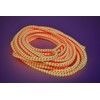 Blacklight Bicolor GloLine Luminescent Roping (Yellow-Orange, 25 Feet)