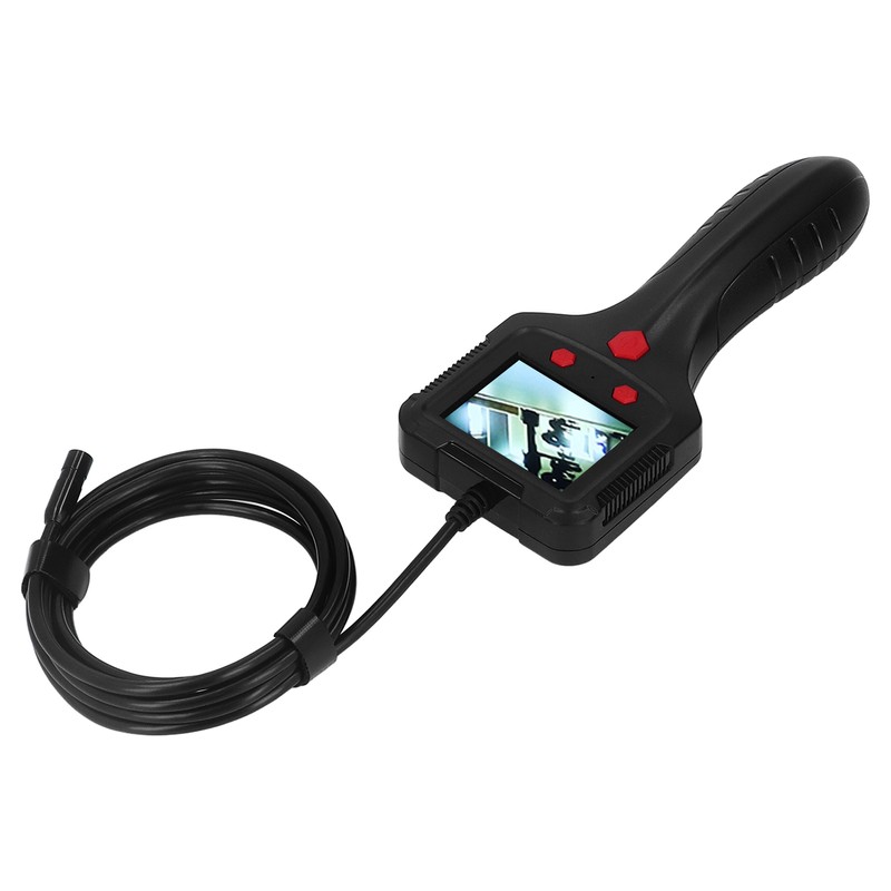 Handheld Endoscope 2.4in HD IPS LCD Screen Waterproof Lens Flexible