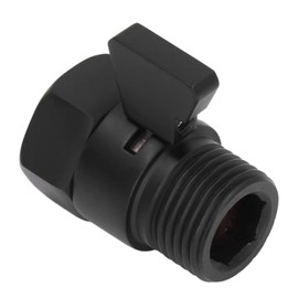 Brass Water Valve Diverter Valve Black Brass Shut Off Valve G1 Fixed Shower Heads