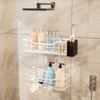 HapiRm Shower Caddy Hanging Organiser - 2 Tier Bathroom Caddy