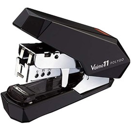 Max HD-11SFLK/K Stapler Bimo 11 Polygo, 40 Sheets, 50 Pieces, Black, Pack of 2