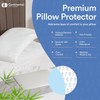 Continental Bedding Viscose Derived from Bamboo Pillow Protector Zippered Waterproof
