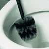 Brabantia Stainless Steel Handled Toilet Brush - Stainless Steel Black