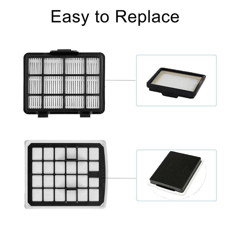 2 Pcs Replacement Filter Compatible with Eureka NEN180 NEN186BL Bagless