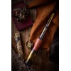 Handcrafted Telescope | Half Leather Carving | 20 Inches |