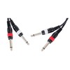 Pronomic J4J-1.5 Audio Cable - 2 x 6.3 mm Mono