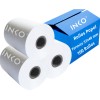 INKO 100 Rollos Papel Termico Miniprinter 57x40 mm impresora 58mm