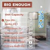 Plastic Bag Holder, Wall Mount Plastic Bag Organizer, Washable Large