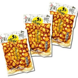 Hokuto Foods Miso Garlic, 8.5 oz (240 g) x 3 Bag Set, Processed in Japan