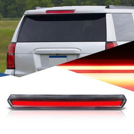 Auto Dynasty 3D LED Bar Black Housing Third 3rd Tail High Mount Brake Stop Light Lamp Compatible with Chevy Suburban Tahoe 15-20