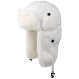 Seeberger Finola Lapeer Aviator Hat Winter Hat (L (58-59 cm) - White, White