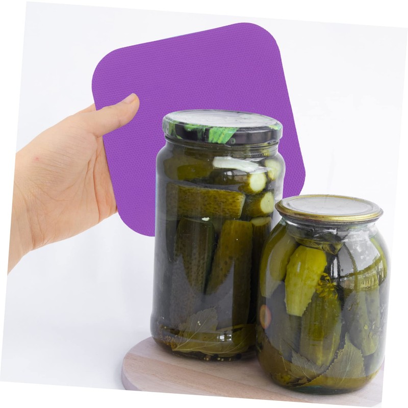 Gatuida Multi-use Jar Opener Gripper Mats Bright Design Safe Rubber