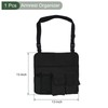 YOKIVE Armrest Organizer, Polyester Chair Snack Storage Bag with Straps,