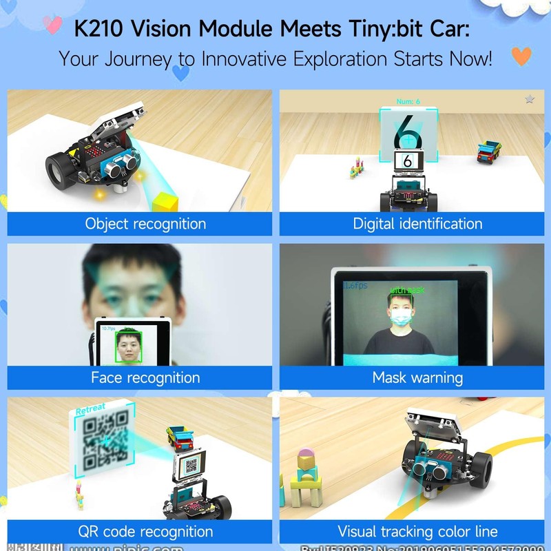 Yahboom Toy Robotic Kit for Microbit Learner Visual Autonomous Driving