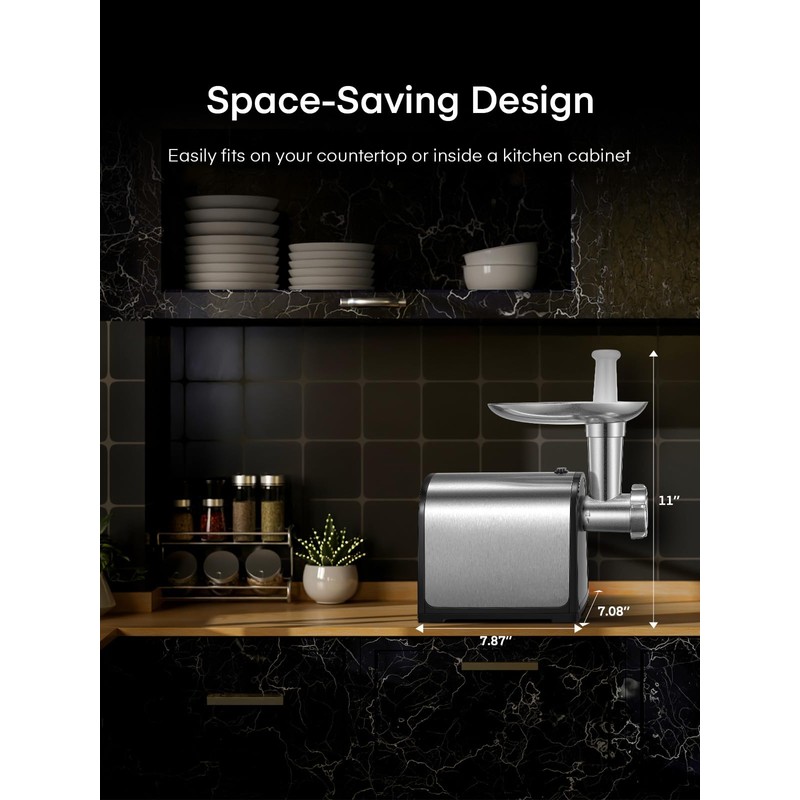 Electric Meat Grinder, 3200W Max Meat Grinders for Home Use,